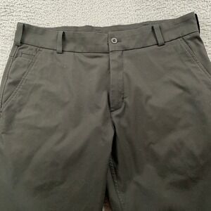 Nike Pants Mens 34x30 Black Golf Dri-FIT Performance Standard Fit Flat Front